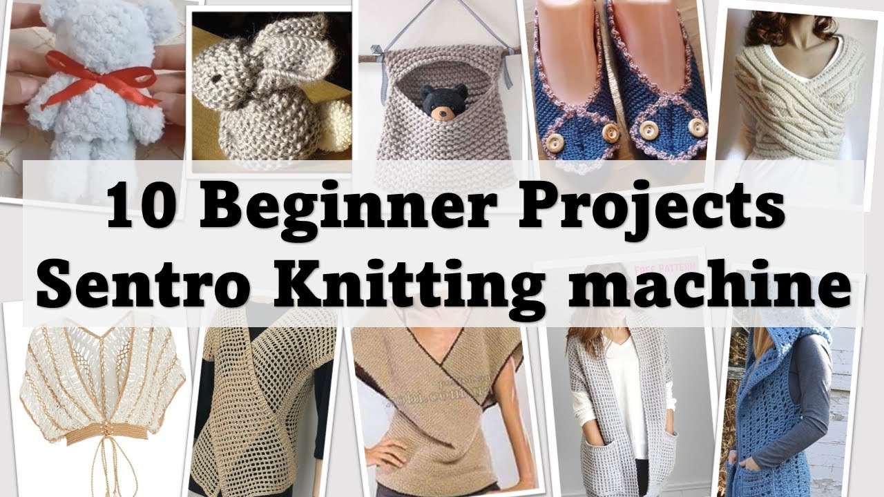 Create Unique Projects with the Sentro Knitting Machine Today