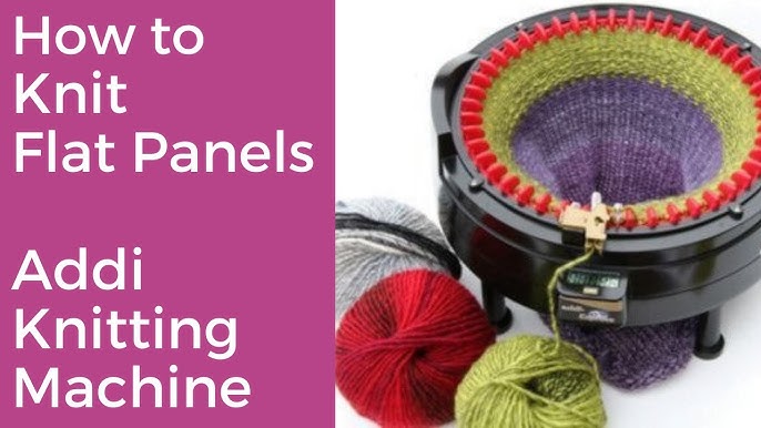 Master Circular and Flat Knitting with addi Knitting Machine for Beginners